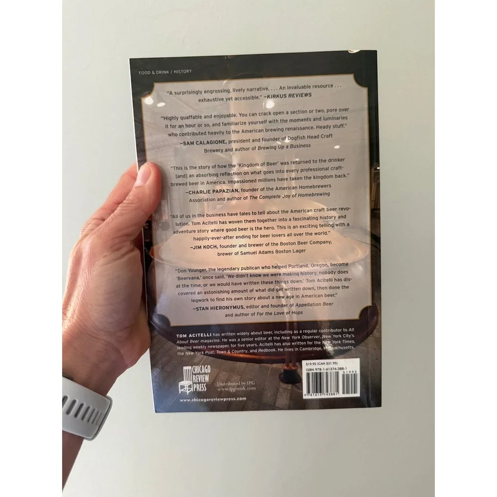 The Audacity of Hops Tom Acitelli Craft Beer History Book Paperback